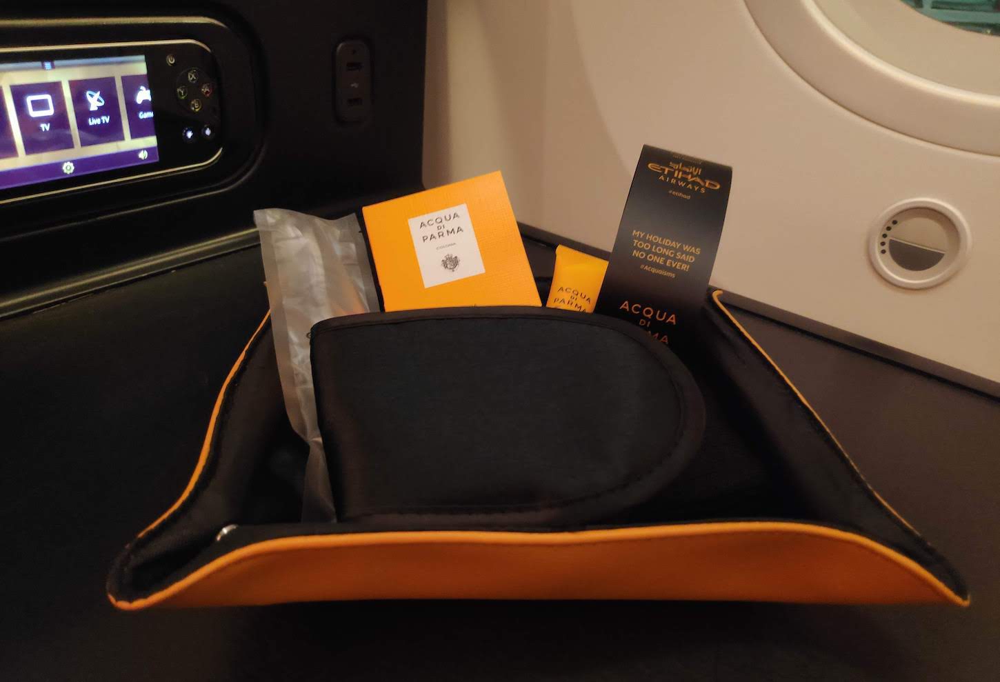 Etihad business class amenities