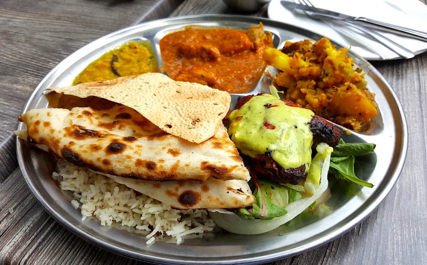 Indian thali