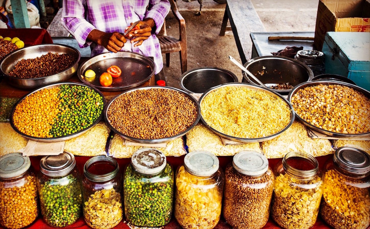 streetside food vendor