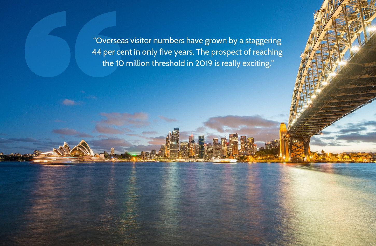 Australia record visitors The Departure Lounge