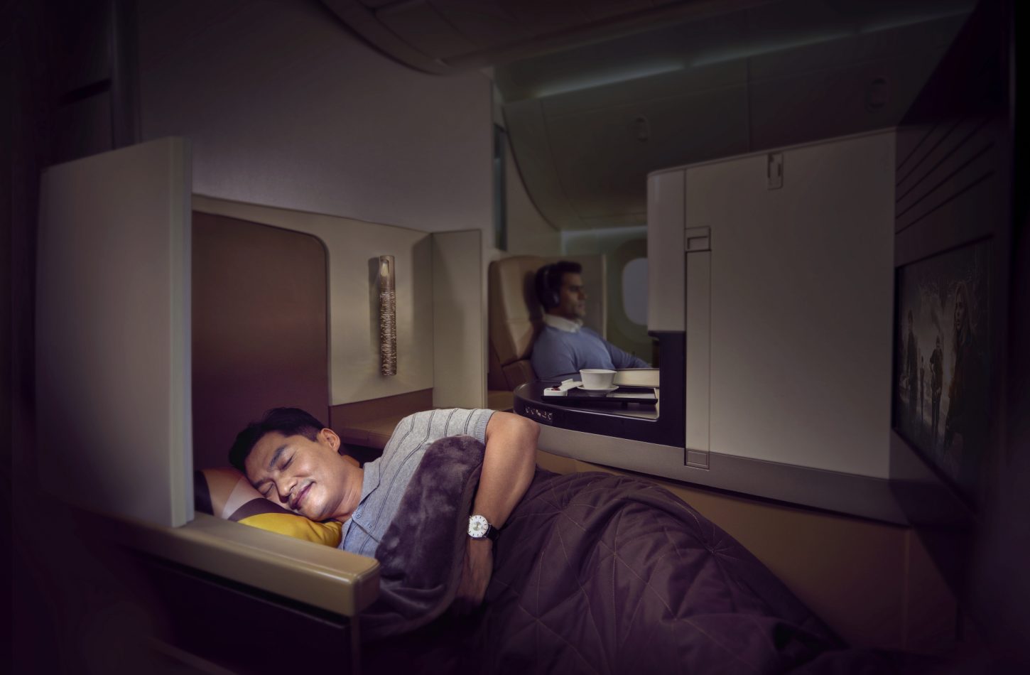 flat bed first etihad